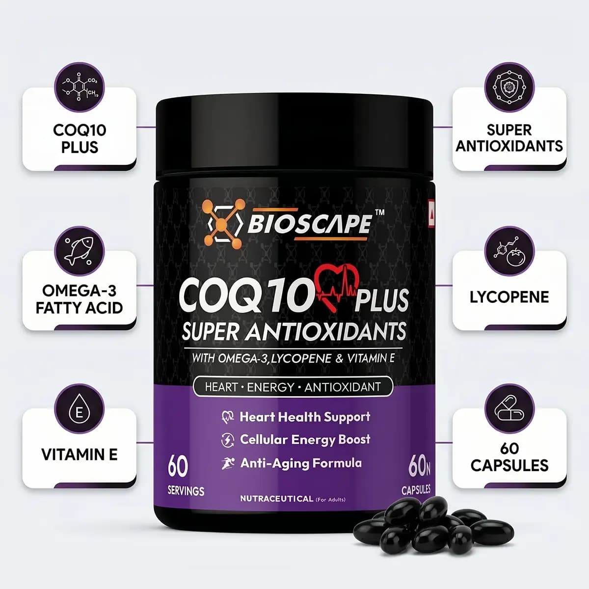 CoQ10 Plus Super Antioxidants, view 3