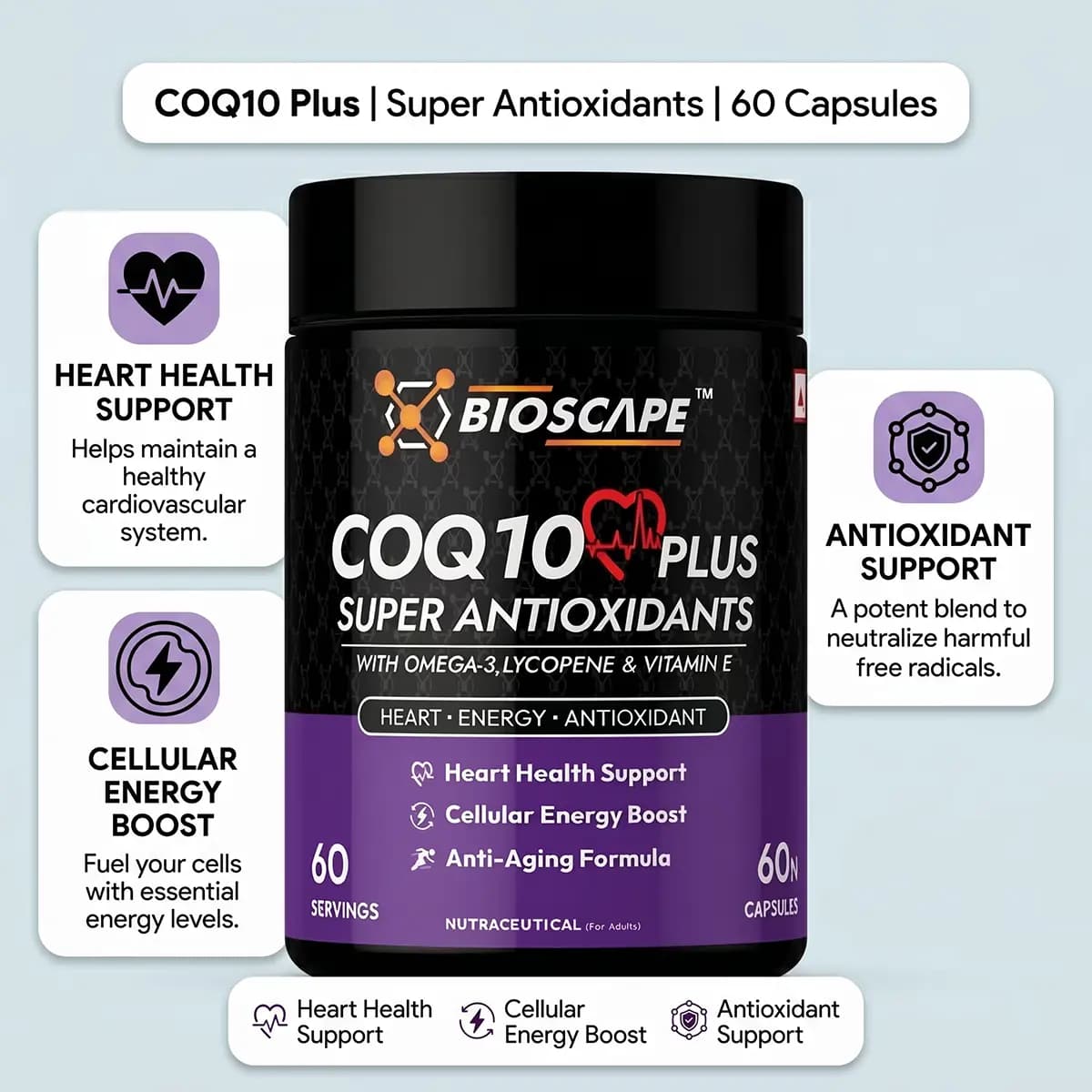 CoQ10 Plus Super Antioxidants, view 8