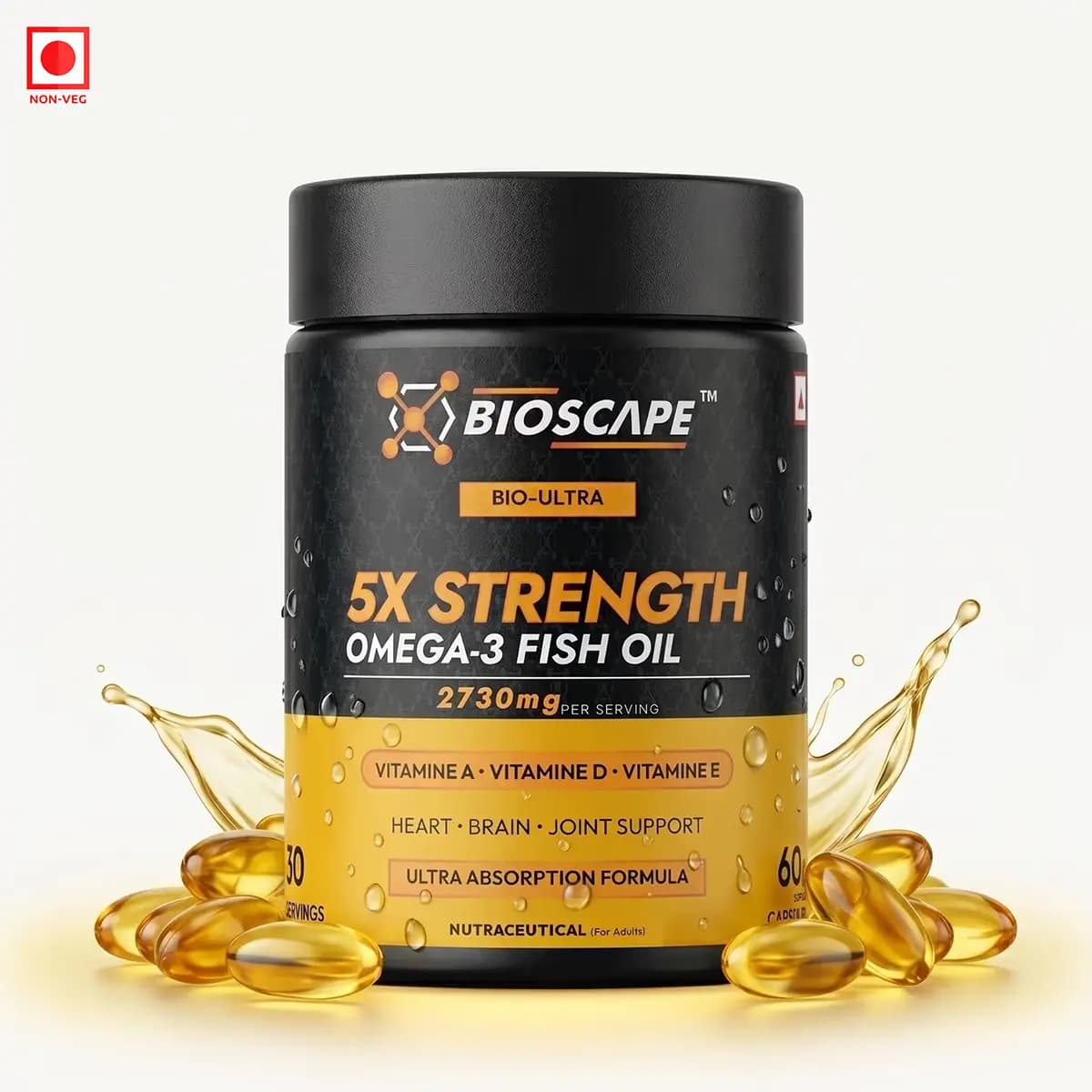 Omega-3 BIO-ULTRA 5X Strength Fish Oil